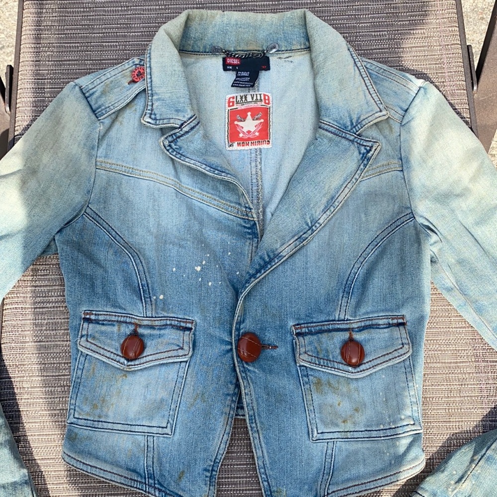 Diesel distressed denim jacket